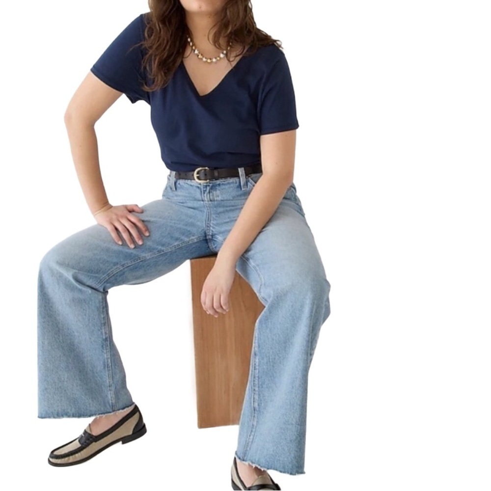 J. CREW Slub Cotton Short Sleeve Tee